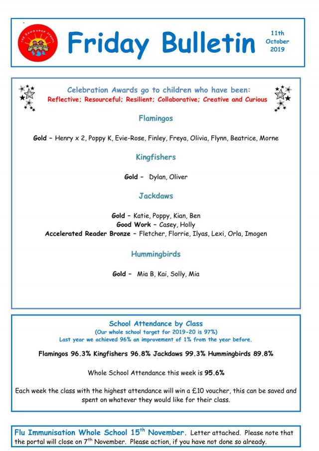 thumbnail of Friday Bulletin 11.10.19
