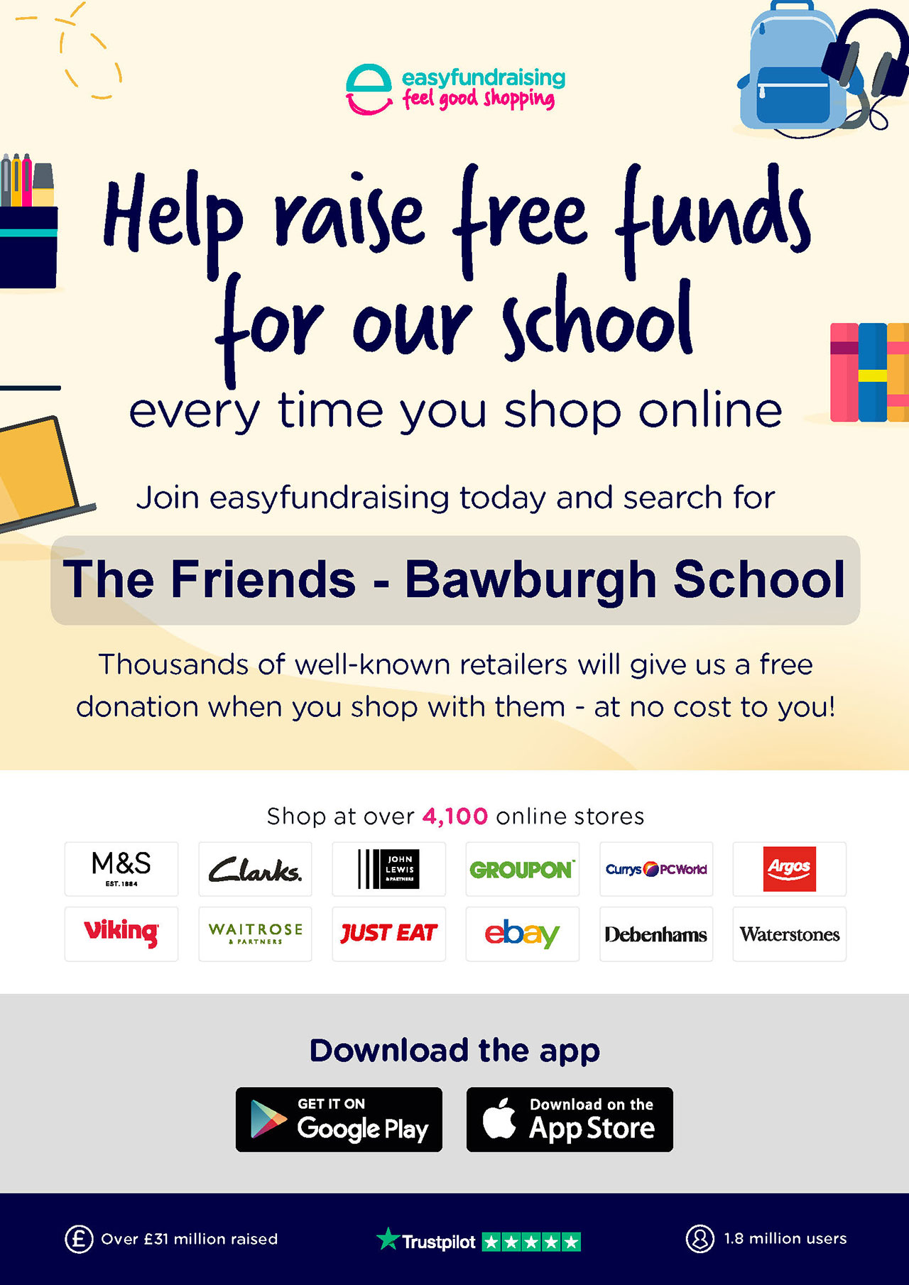 Easyfundraising The Friends